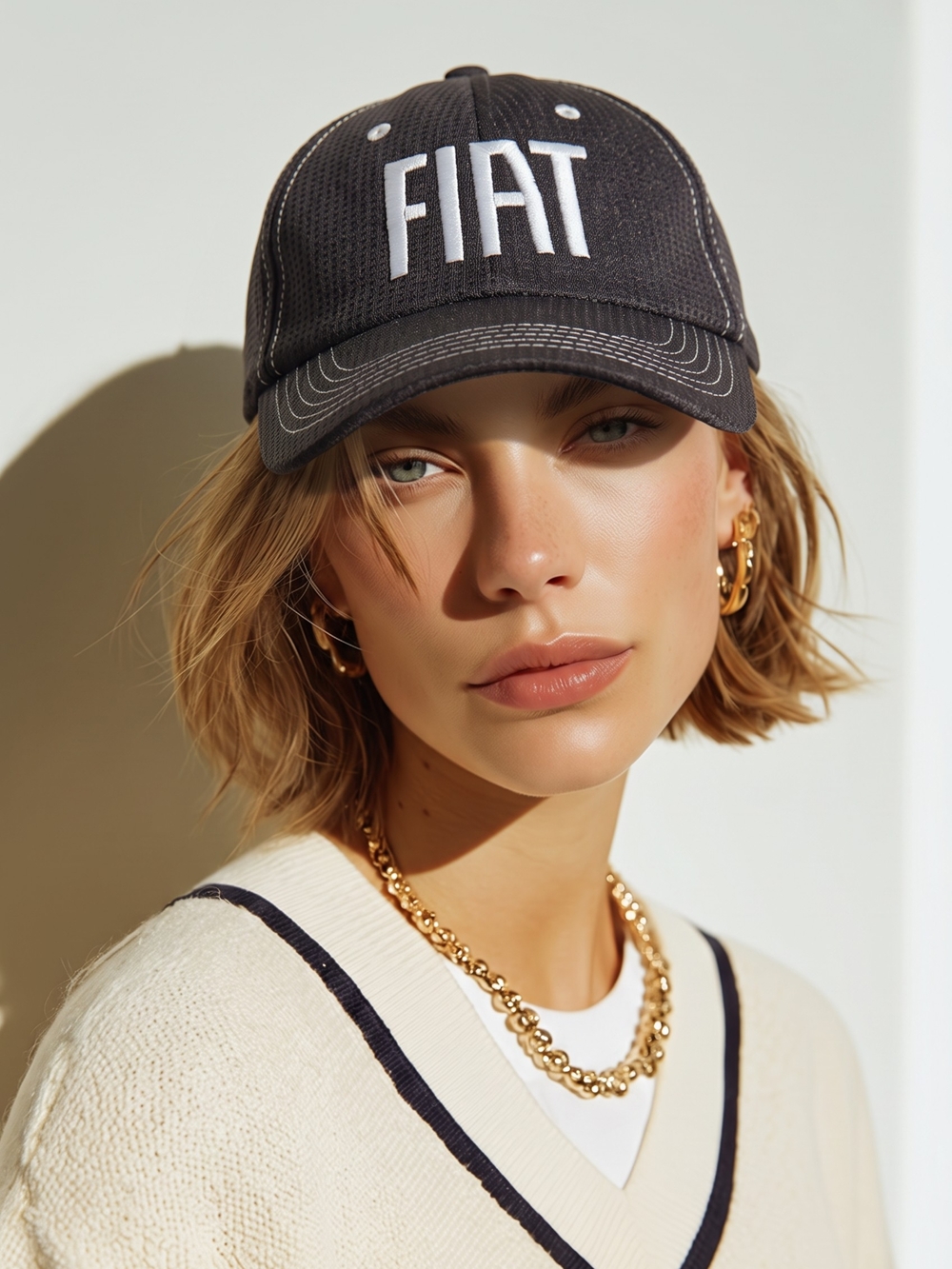 Fiat embroidered cap